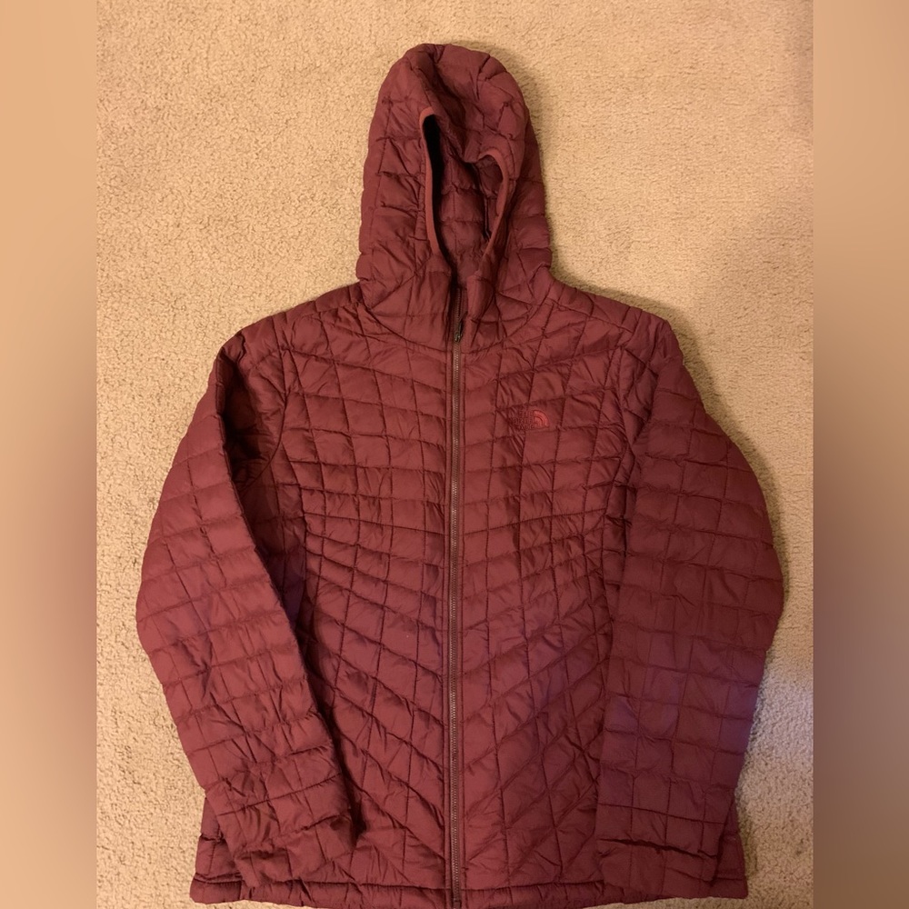 Hooded North Face puffy